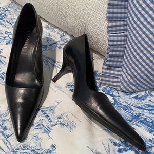 New Navy Blue Prada Heels